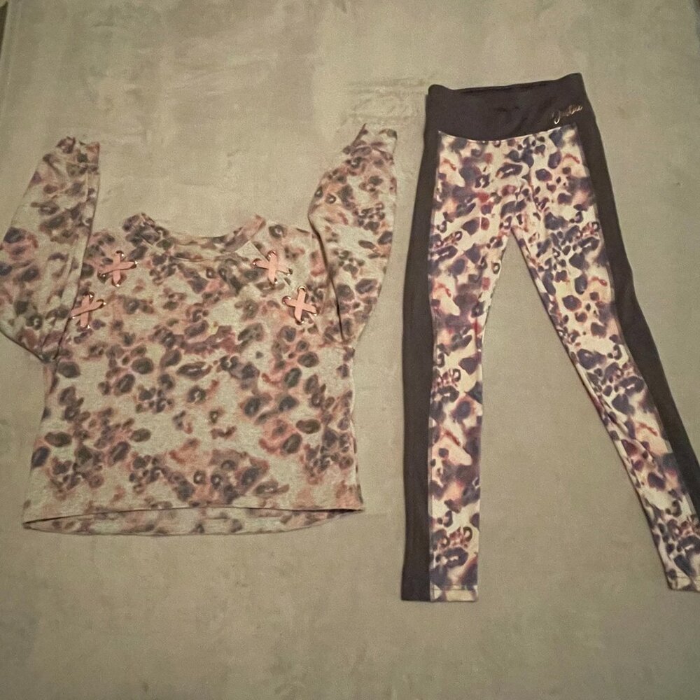 Justice (mall days) size 10 set including stretch pants & matching sweatshirt. - Picture 11 of 13
